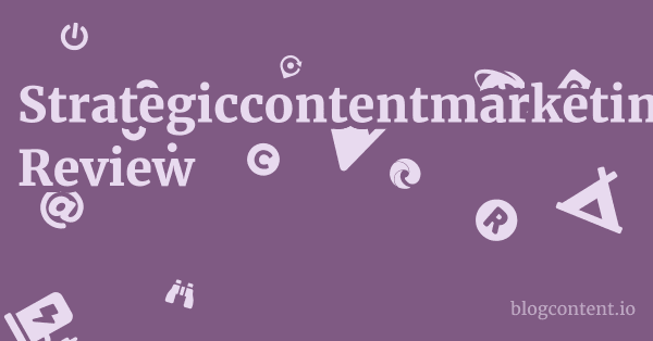 Strategiccontentmarketing.co.uk Review 1 by Partners