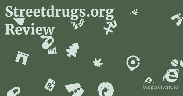 Streetdrugs.org Review 1 by Partners