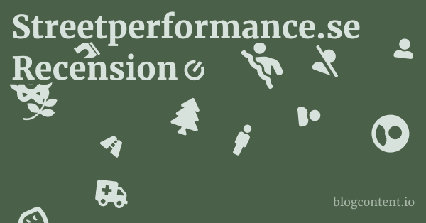 Streetperformance.se Recension 1 by Partners