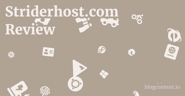 Striderhost.com Review 1 by Partners