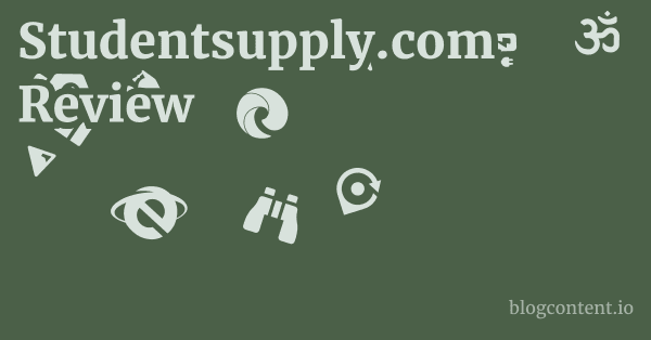 Studentsupply.com Review