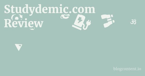 Studydemic.com Review 1 by Partners