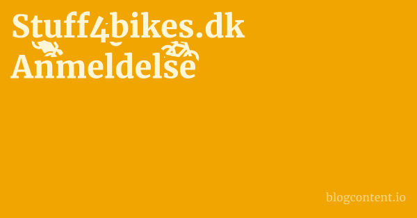 Stuff4bikes.dk Anmeldelse 1 by Partners