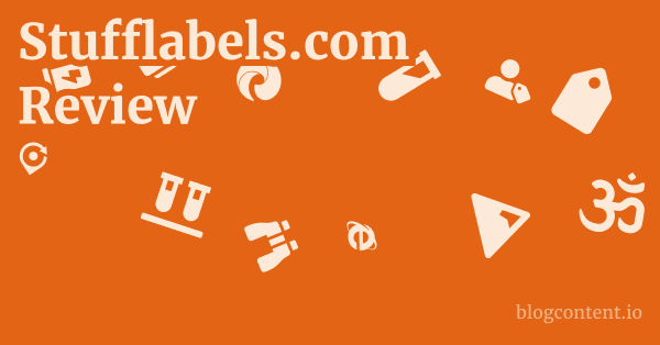 Stufflabels.com Review 1 by Partners