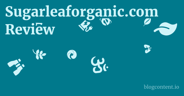 Sugarleaforganic.com Review 1 by Partners