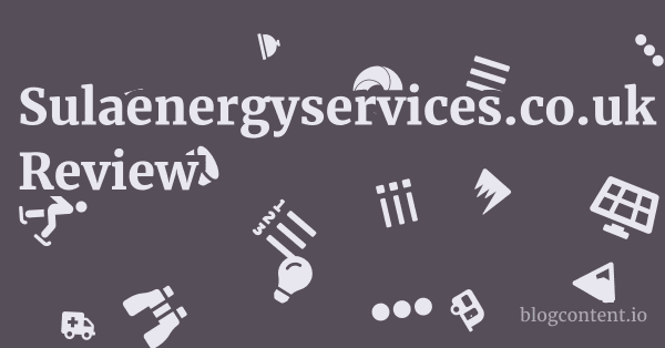 Sulaenergyservices.co.uk Review 1 by Partners