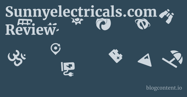 Sunnyelectricals.com Review 1 by Partners
