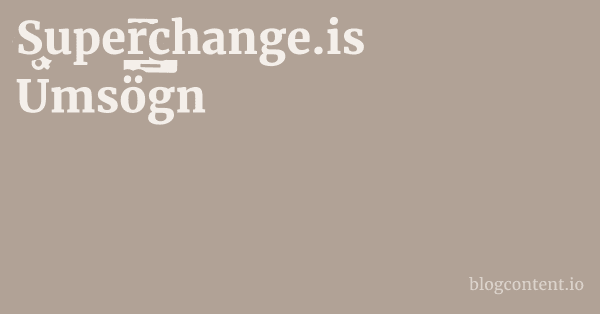 Superchange.is Umsögn 1 by Partners