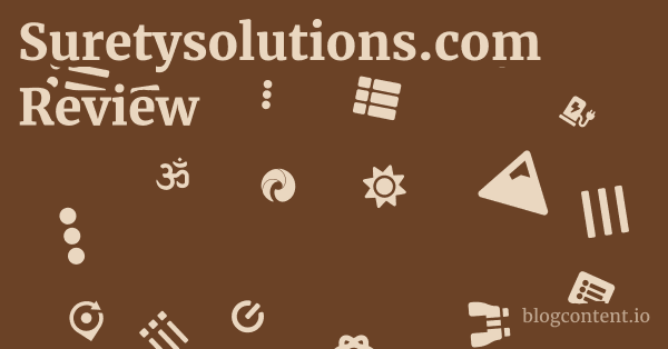 Suretysolutions.com Review 1 by Partners
