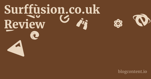 Surffusion.co.uk Review 1 by Partners