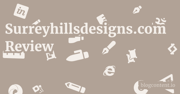 Surreyhillsdesigns.com Review 1 by Partners