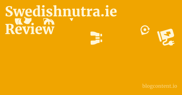 Swedishnutra.ie Review 1 by Partners