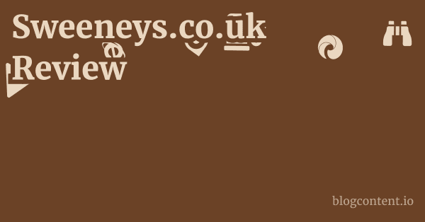 Sweeneys.co.uk Review 1 by Partners