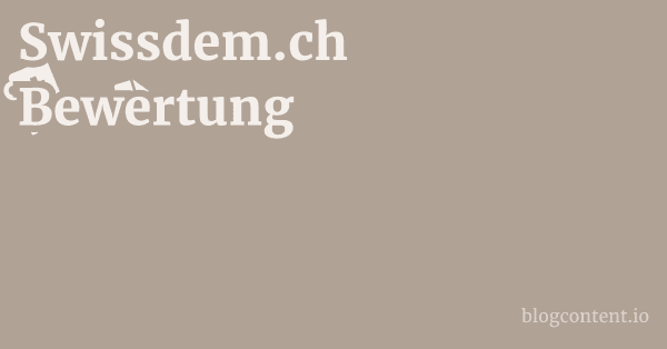 Swissdem.ch Bewertung 1 by Partners