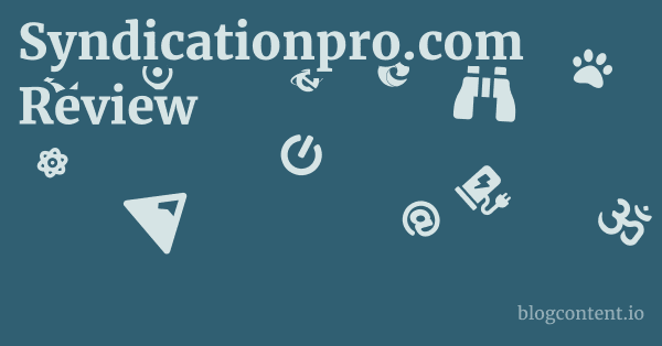 Syndicationpro.com Review 1 by Partners