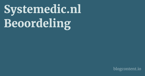 Systemedic.nl Beoordeling 1 by Partners