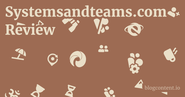 Systemsandteams.com Review 1 by Partners