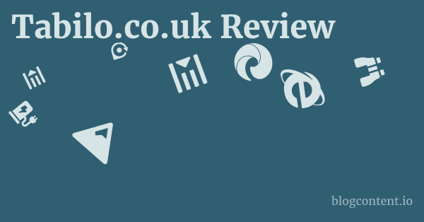Tabilo.co.uk Review 1 by Partners