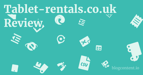 Tablet-rentals.co.uk Review 1 by Partners