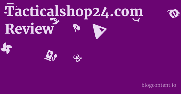 Tacticalshop24.com Review 1 by Partners