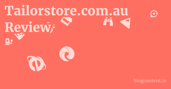 Tailorstore.com.au Review 1 by Partners