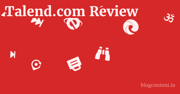 Talend.com Review 1 by Partners