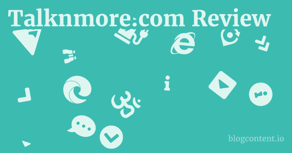 Talknmore.com Review 1 by Partners