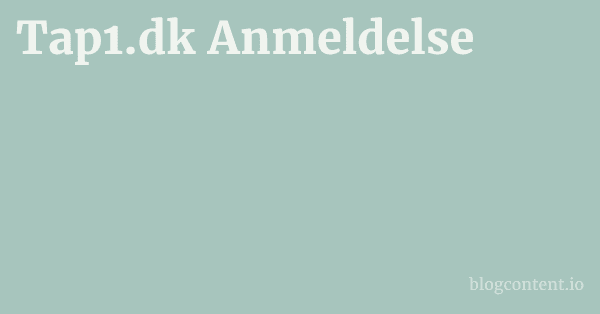 Tap1.dk Anmeldelse