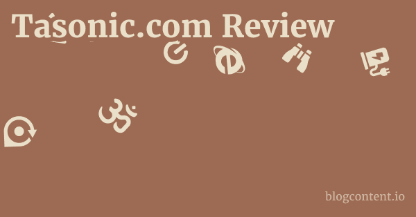Tasonic.com Review 1 by Partners