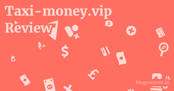 Taxi-money.vip Review 1 by Partners