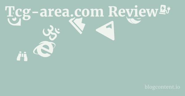 Tcg-area.com Review 1 by Partners