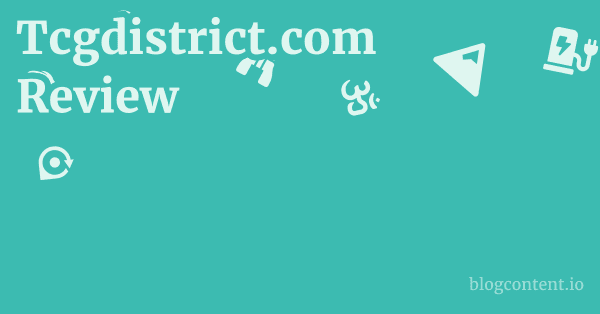 Tcgdistrict.com Review 1 by Partners