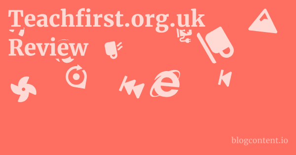 Teachfirst.org.uk Review 1 by Partners