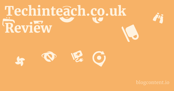 Techinteach.co.uk Review 1 by Partners