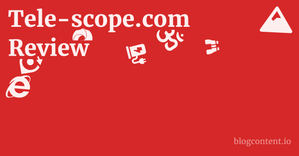 Tele-scope.com Review 1 by Partners