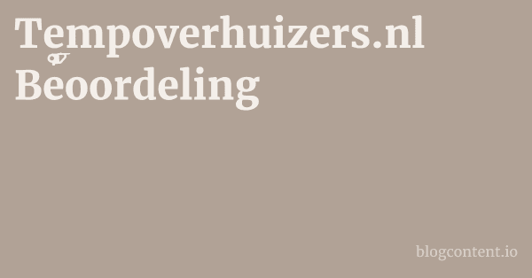 Tempoverhuizers.nl Beoordeling 1 by Partners