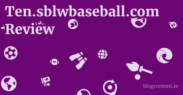 Ten.sblwbaseball.com Review 1 by Partners