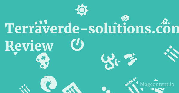 Terraverde-solutions.com Review 1 by Partners
