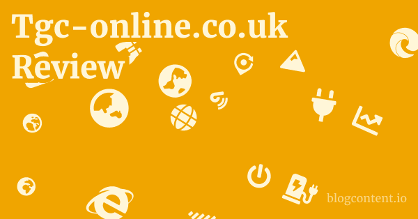 Tgc-online.co.uk Review 1 by Partners
