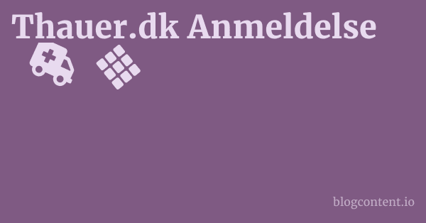 Thauer.dk Anmeldelse 1 by Partners