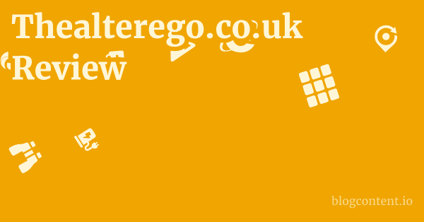 Thealterego.co.uk Review 1 by Partners