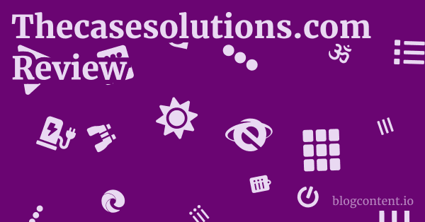 Thecasesolutions.com Review 1 by Partners