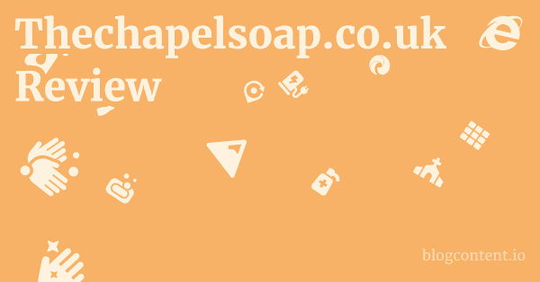Thechapelsoap.co.uk Review 1 by Partners