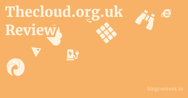 Thecloud.org.uk Review 1 by Partners