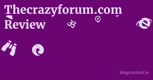 Thecrazyforum.com Review 1 by Partners
