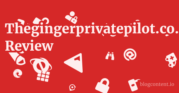Thegingerprivatepilot.co.uk Review 1 by Partners