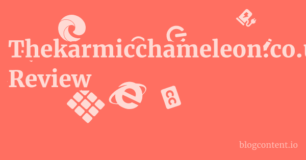 Thekarmicchameleon.co.uk Review 1 by Partners