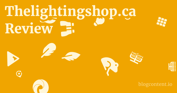 Thelightingshop.ca Review 1 by Partners