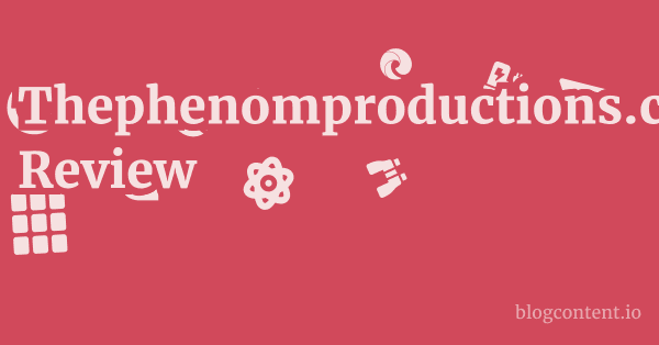 Thephenomproductions.com Review 1 by Partners