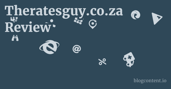 Theratesguy.co.za Review